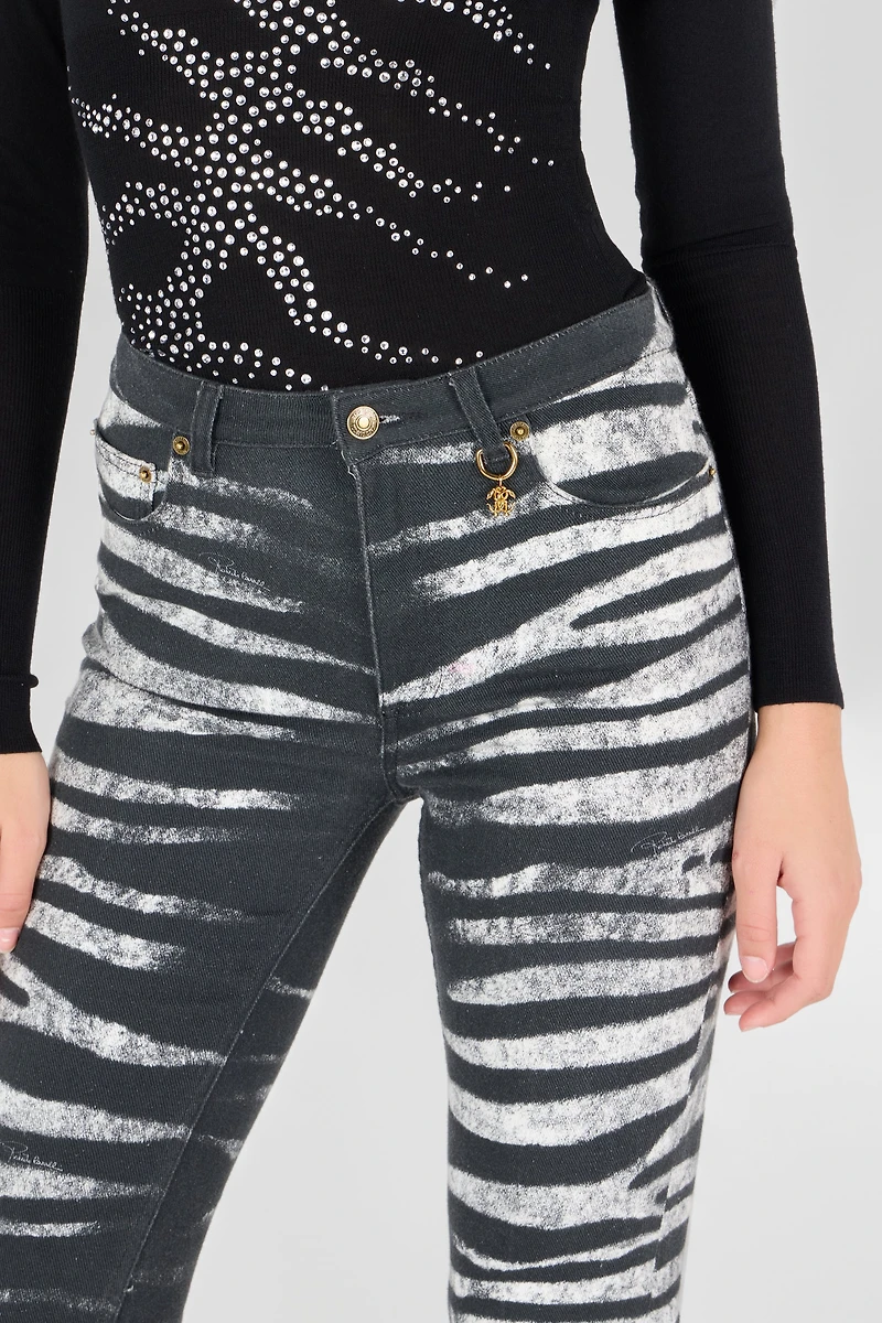 Pants With Zebra Print