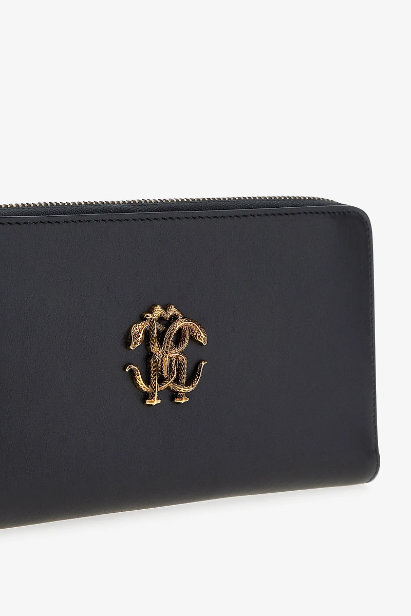 Wallet with Monogram RC and zip