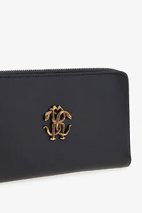 Wallet with Monogram RC and zip