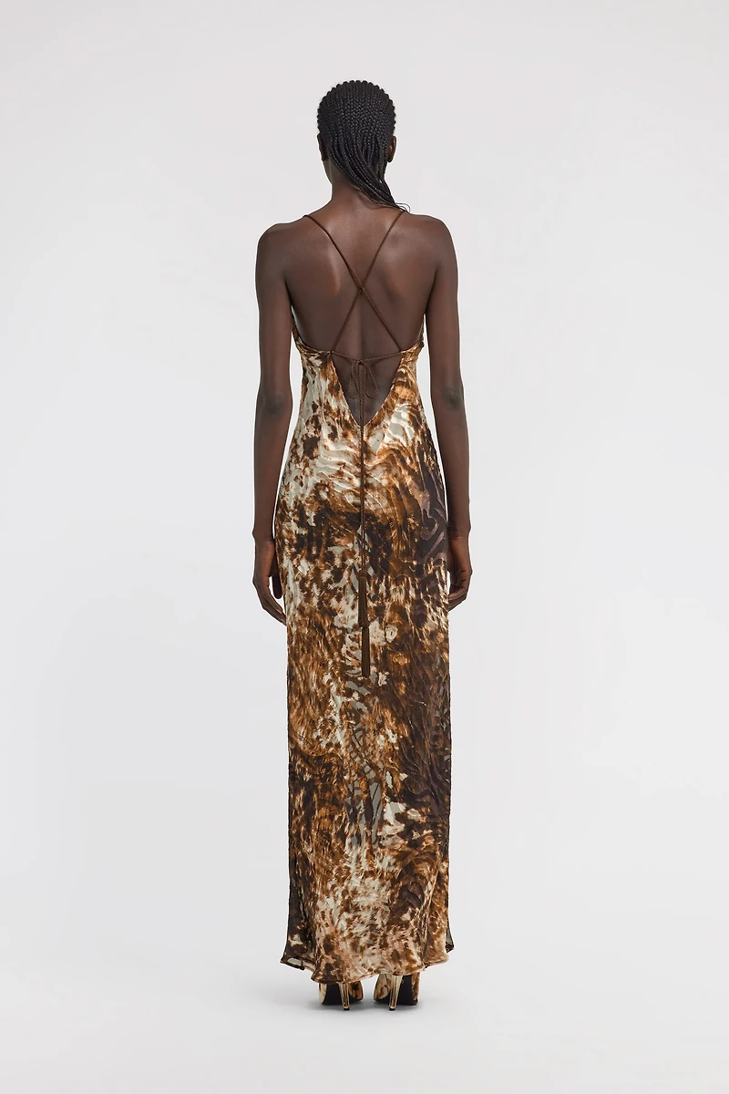 Appaloosa Print Slip Dress