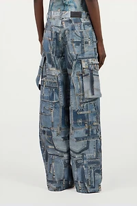 Patchwork Capsule Collection Cargo Jeans