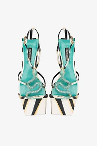 Ray of Sea Print Sandal