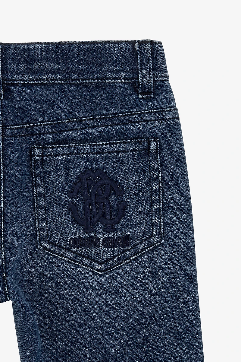 Logo Denim pants