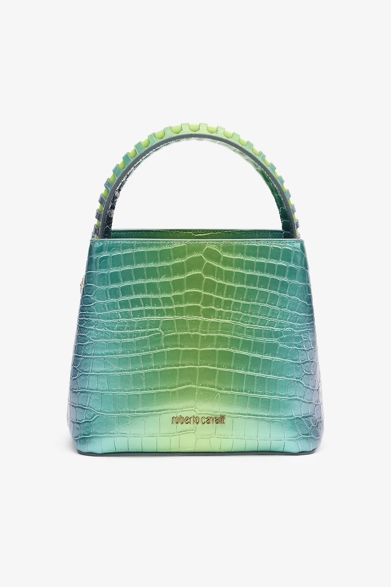Roar Bag With Crocodile Print