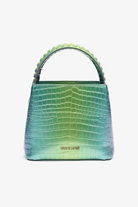 Roar Bag With Crocodile Print