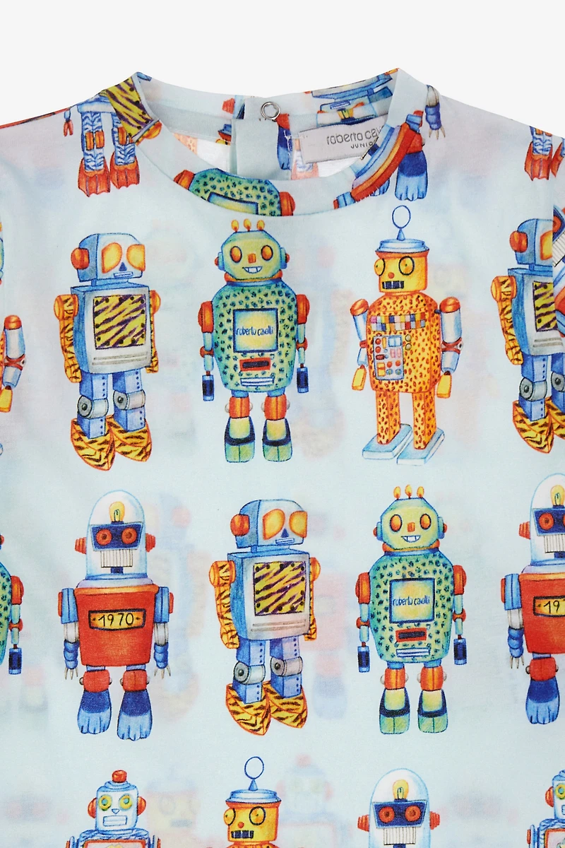 Robot Print T-Shirt