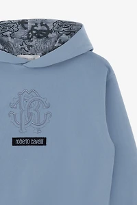 Blue Monogram Hoodie