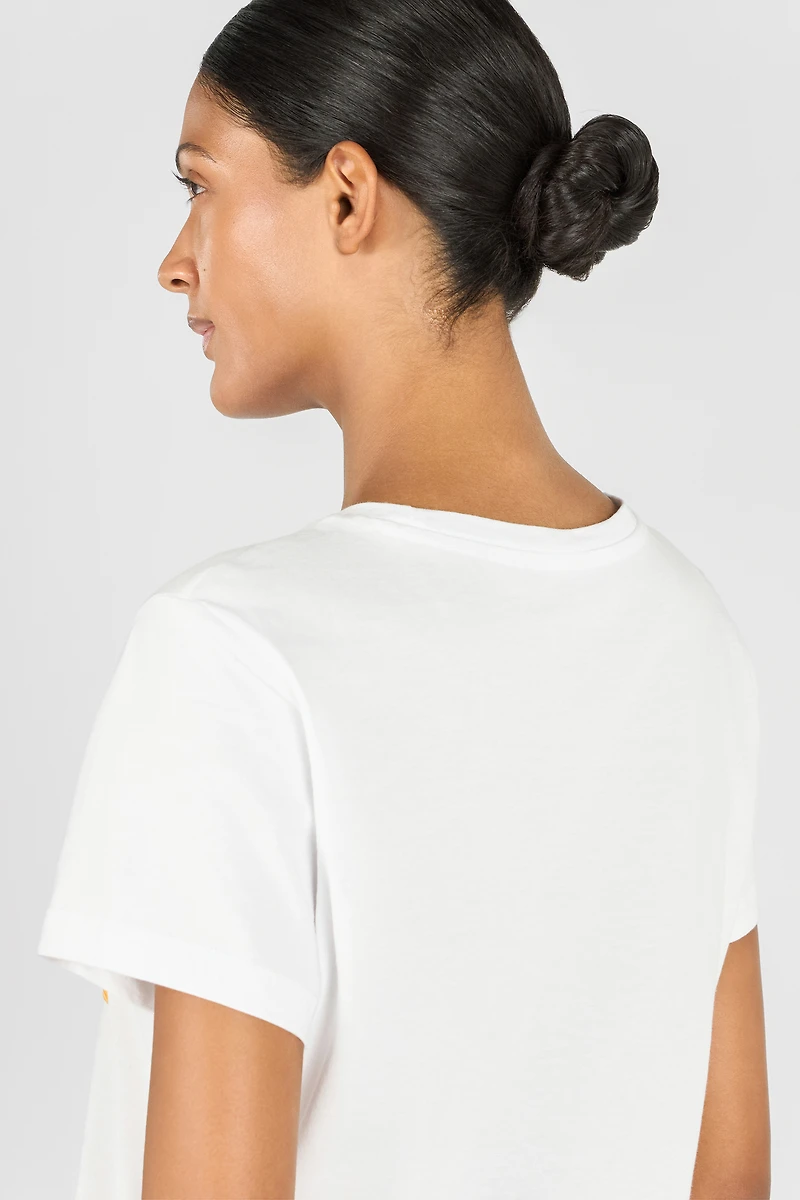 Flower and Monogram RC T-shirt