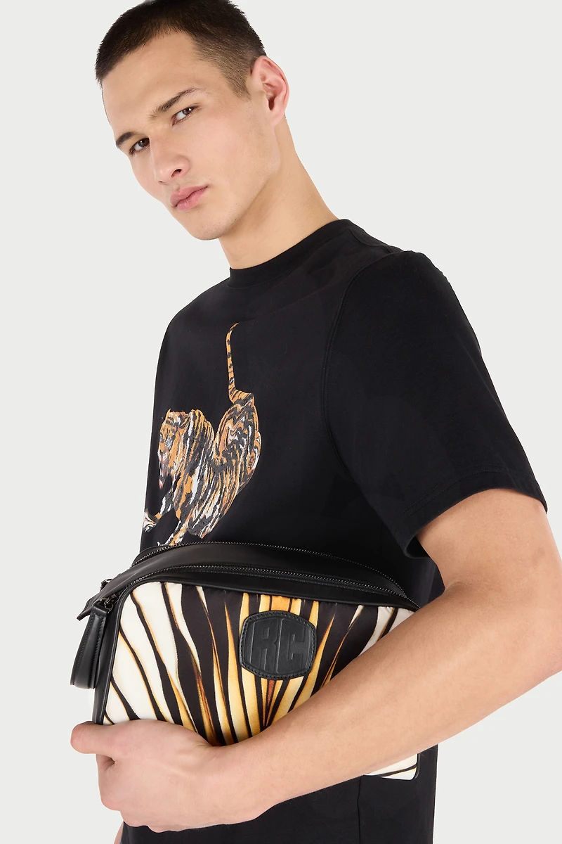 Pouch With Ray Of Gold Print