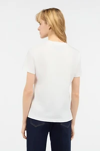 Cotton T-Shirt With Studs
