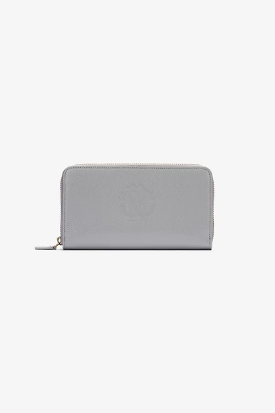 Leather Wallet with Monogram RC