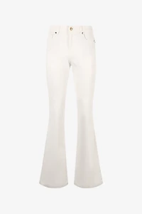 Flared Stretch Cotton Pants