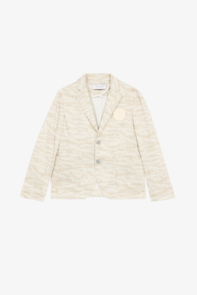 Tiger Skin-Print Jacket