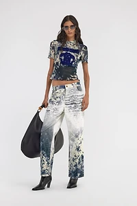 Appaloosa Print Jeans