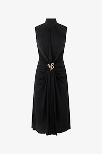 Draped Midi Dress