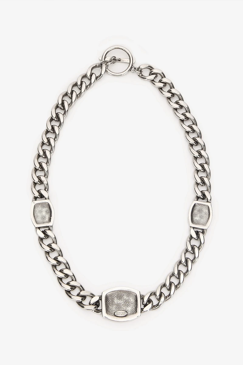 Chain Necklace With RC Monogram