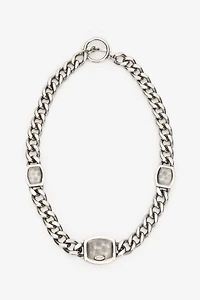 Chain Necklace With RC Monogram