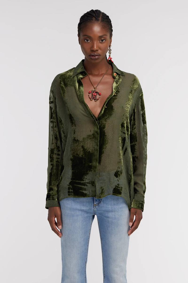 Devoré shirt