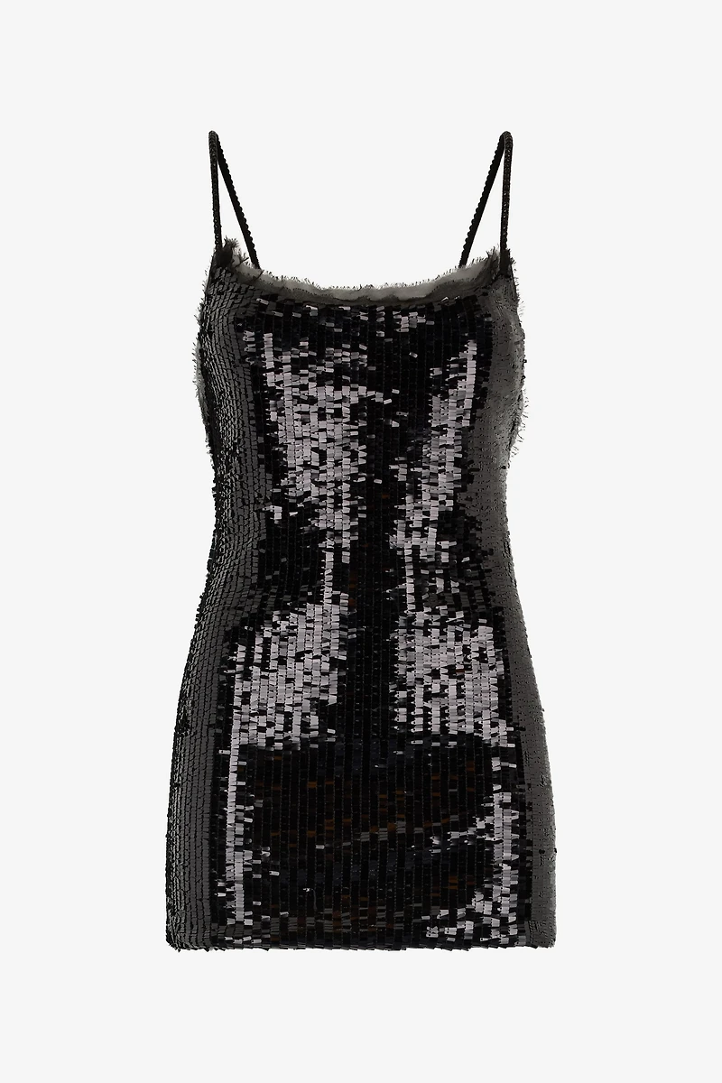 Sequined Minidress