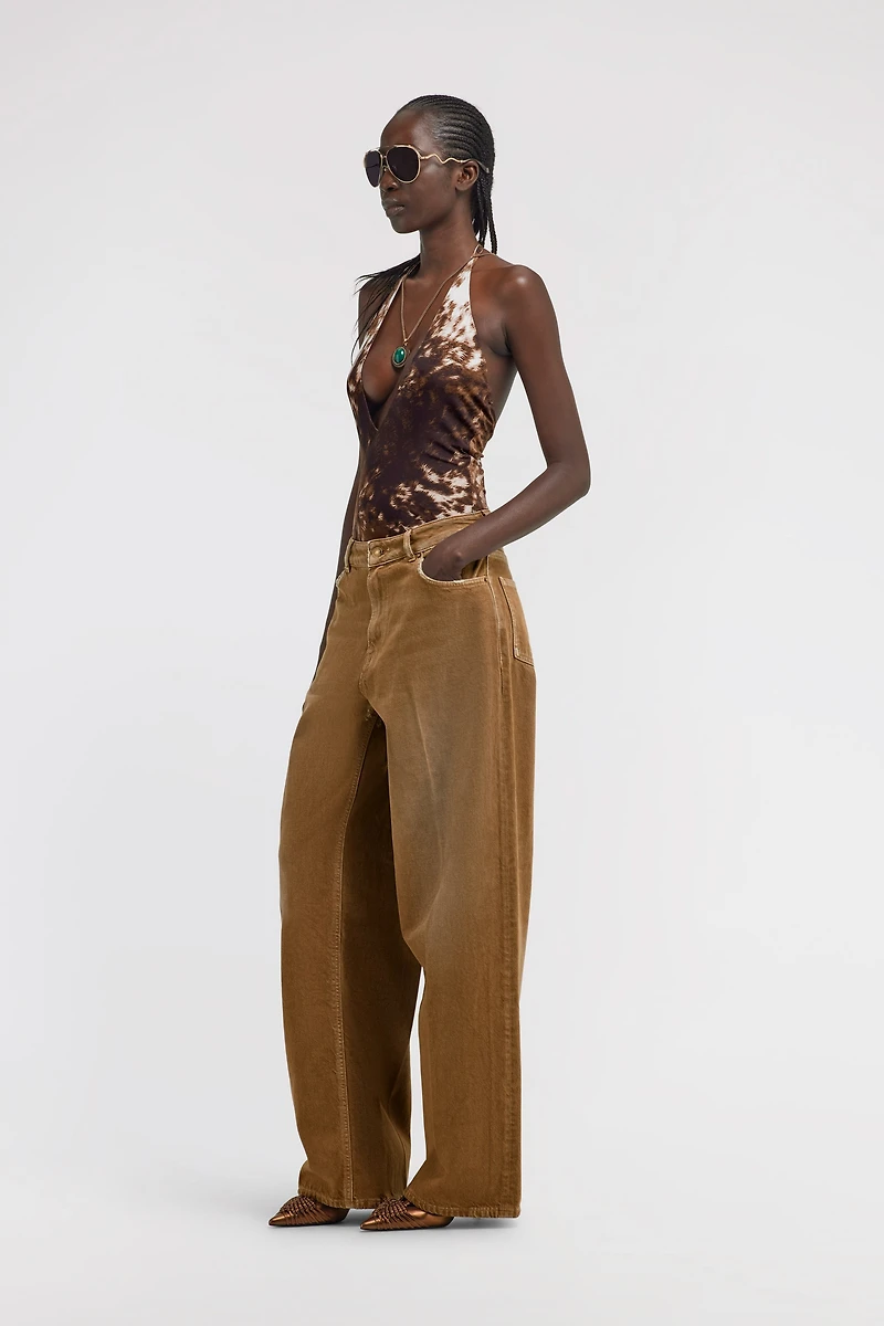 Appaloosa Print Bodysuit