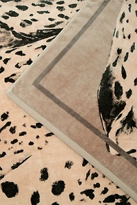 Big Cat Print Beach Towel