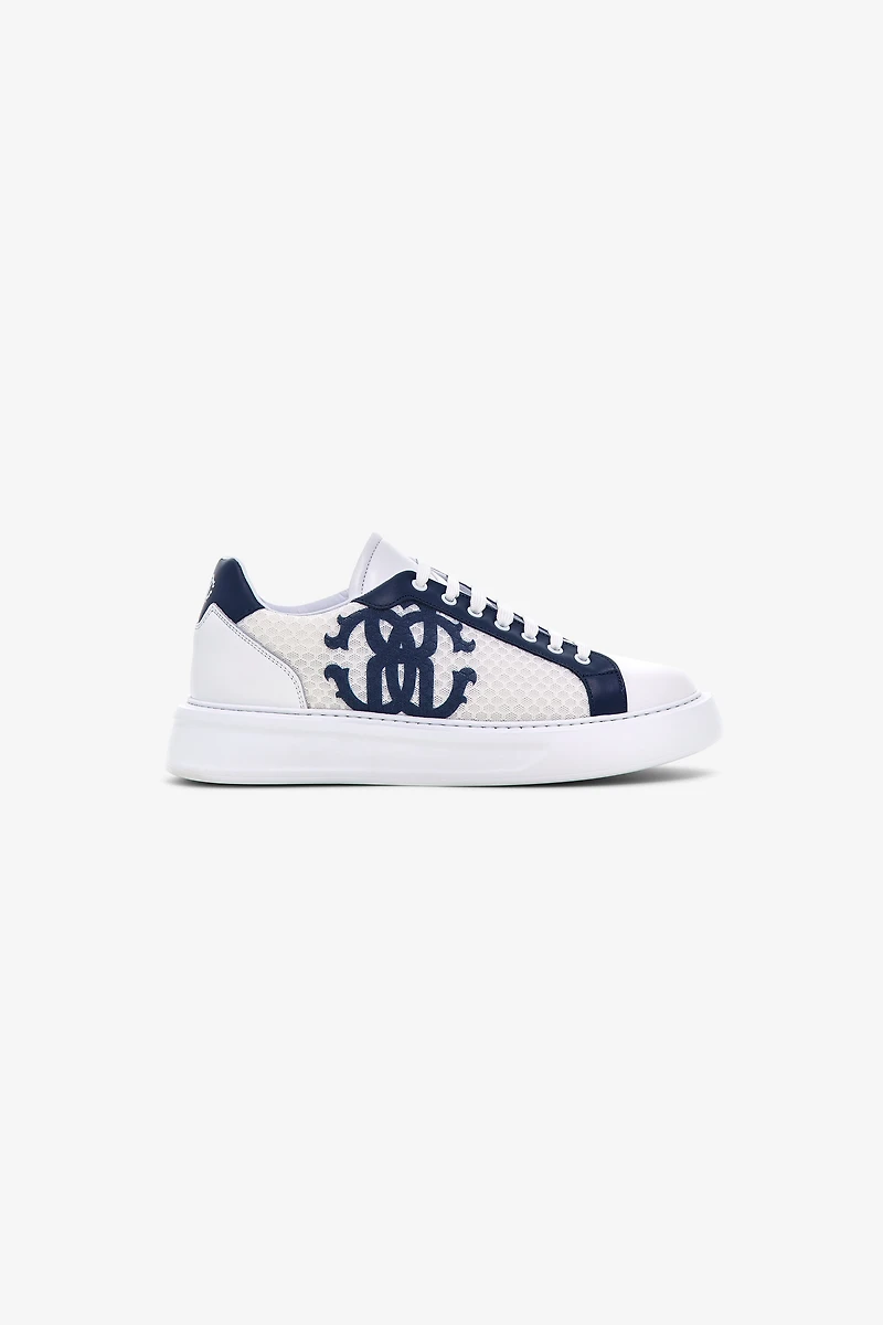 Leather Sneakers with Logo