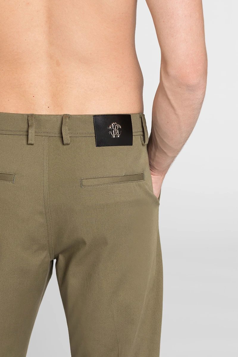 Mirror Snake Slim-Fit Trousers