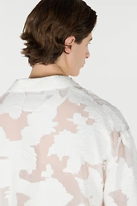 Bowling Shirt With Floral Pattern