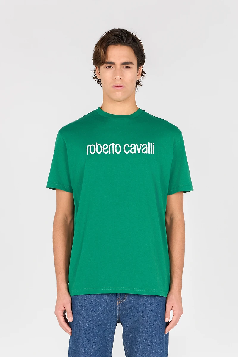 T-shirt with lettering