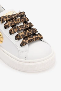 Sneakers With Jaguar Skin Details