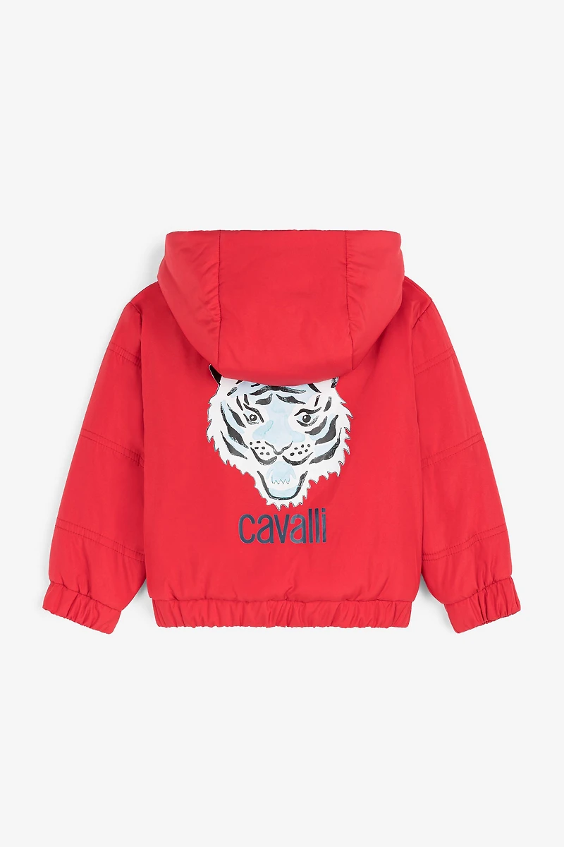 Logo-Print Padded Jacket