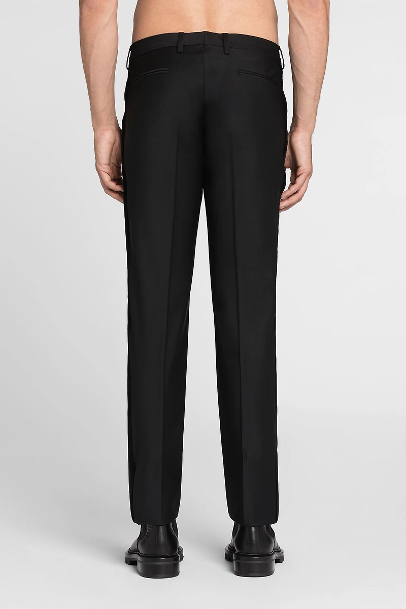 Skinny tailored wool trousers