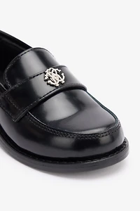 Loafers With RC Monogram