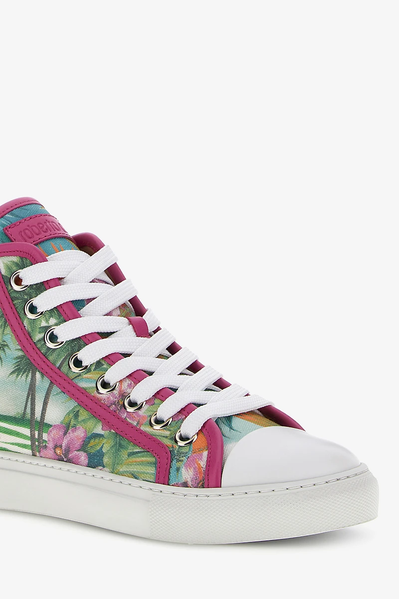 Hawaii print sneakers