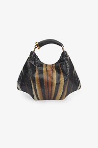 Ray Of Gold Print Shoulder Bag