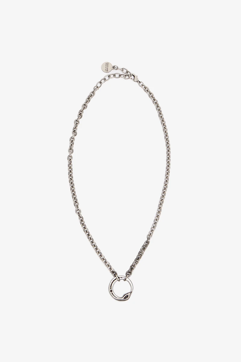 Chain Necklace With Snake