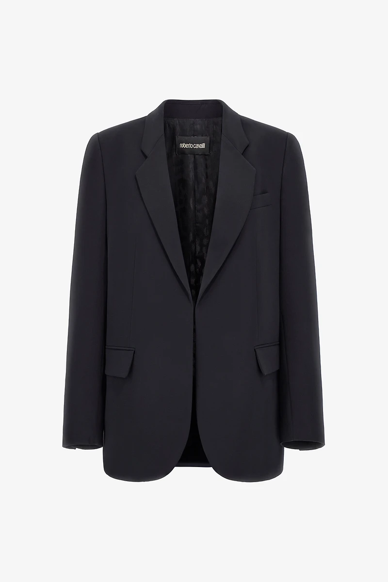 Black Single-Breasted Jacket