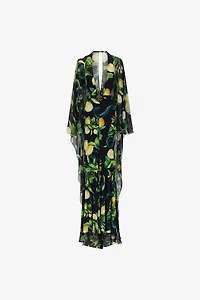 Lemon print kaftan
