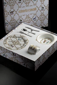 Filigree-Print Dinner Set