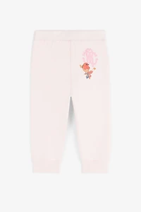 Bird-Print Cotton Sweatpants