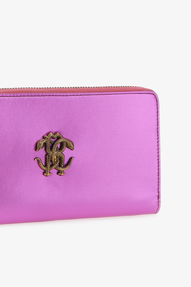 Wallet with Monogram RC and zip