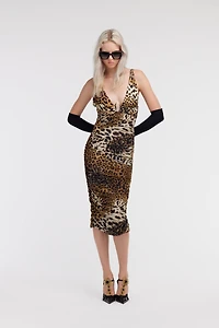 Jaguar Skin print dress