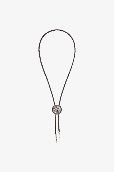 Necklace Bolo Tie With Monogram RC