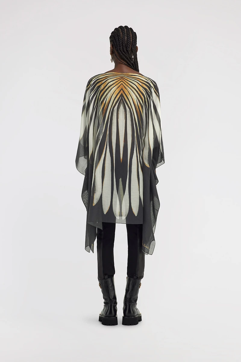 Ray of Gold print Kaftan