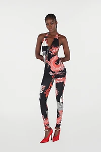 Jumpsuit With All-Over Dragon