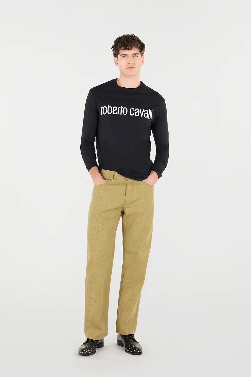 Python-Print Five-Pocket Pants
