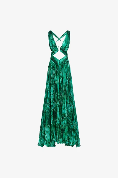 Malachite Print Profumo Dress