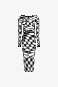 Knit swimsuit cover-up