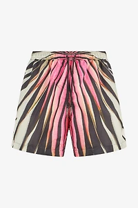 Ray Of Gold Print Nylon Sea Shorts