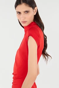 Mini Dress With Ruched Detail